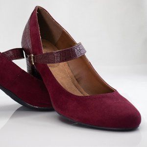 Cushion Walk By Avon  Cranberry Heels